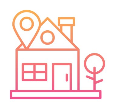 ev yeri kutsal kişilerin resmi, vektör çizim  