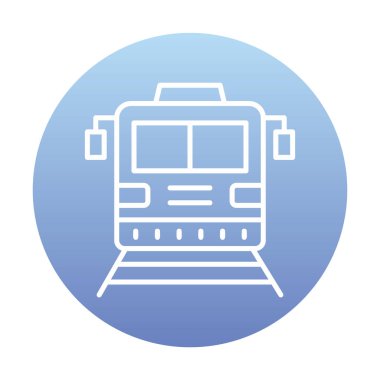 tren vektör simgesi modern basit illüstrasyon