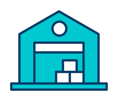 vektör depolama simgesi illüstrasyonu