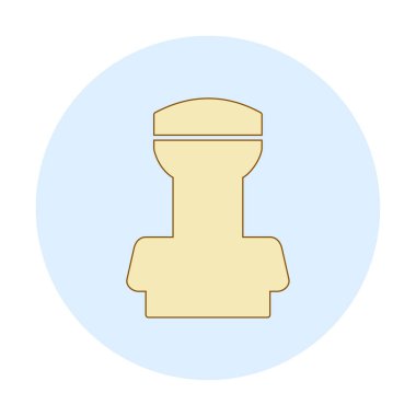 Dolu taslak biçiminde damgalama simgesi