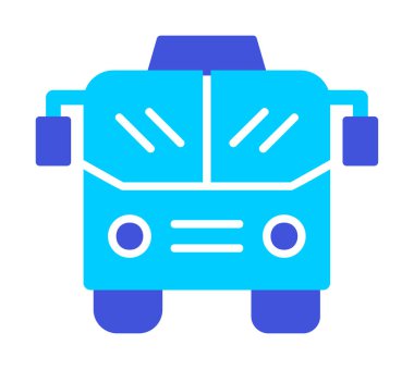 bus simgesi, vektör illüstrasyonu