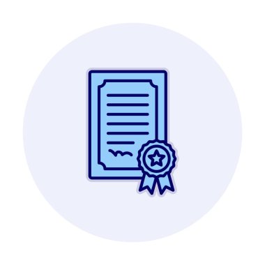  Basit sertifika vektör illüstrasyon tasarımı