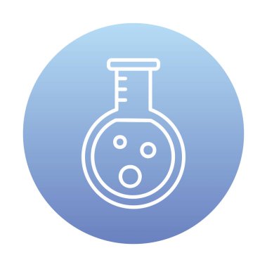 Zehir. Web simgesi basit illüstrasyon 