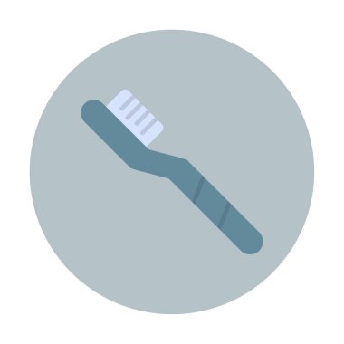 Diş fırçası izole edilmiş simge element vektör çizimi