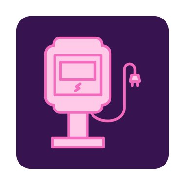 İstasyon simgesi tasarımı, vektör illüstrasyonu yükleniyor