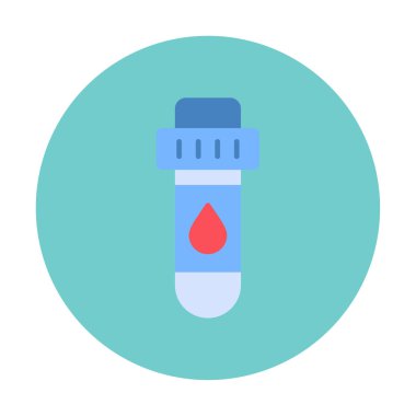 Kan Test Ağı simgesi, vektör illüstrasyonu