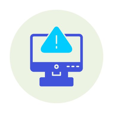 Hata imza simgesi vektör illüstrasyonu