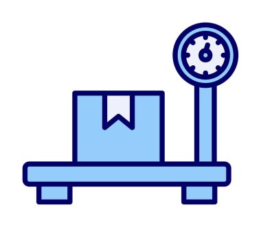 ölçekli düz simge, vektör illüstrasyonu 