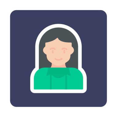 vektör kadın turist avatar karakteri 