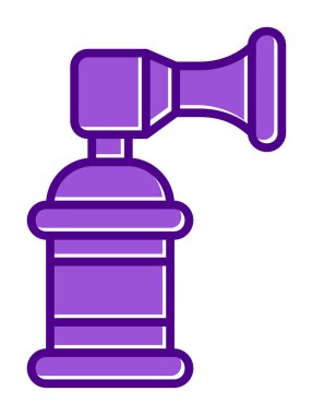 Air Horn simgesinin vektör illüstrasyonu