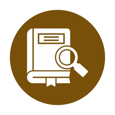 araştırma simgesi, vektör illüstrasyonu