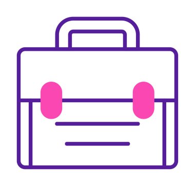 evrak çantası simgesi vektör illüstrasyon tasarımı