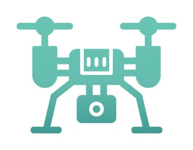 İHA simgesi, vektör illüstrasyonu  