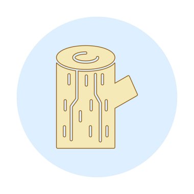 tahta günlük simgesi, vektör illüstrasyonu 