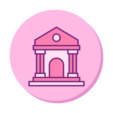 Simge vektör tasarlamak yapı Müzesi