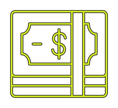 para düz simgesi, vektör illüstrasyonu