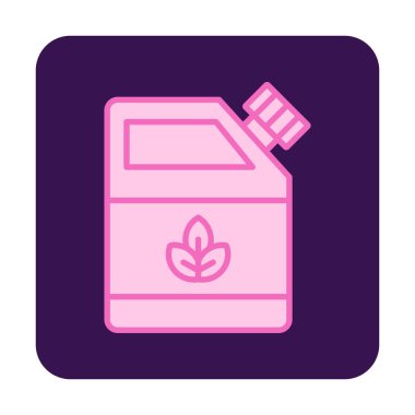 Modern Eko Yakıt simgesinin vektör çizimi                     