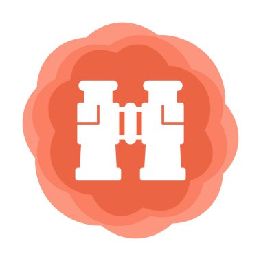 binoküler ikon vektör çizimi