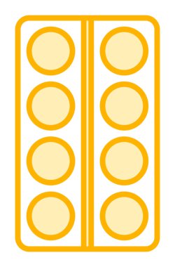 Modern İlaç simgesinin vektör illüstrasyonu                           