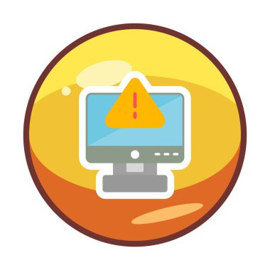 Hata imza simgesi vektör illüstrasyonu