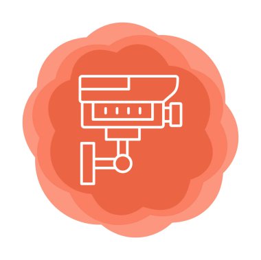 ccTV kamerasının vektör illüstrasyonu 