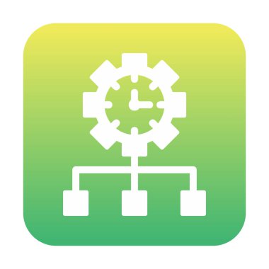 vector illustration of Time Management modern icon                       