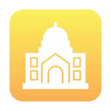 Cami bina simgesini, vektör çizim  