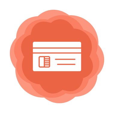 Basit kredi kartı resimleme tasarımı