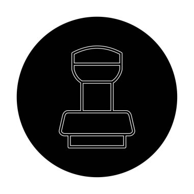 Dolu taslak biçiminde damgalama simgesi