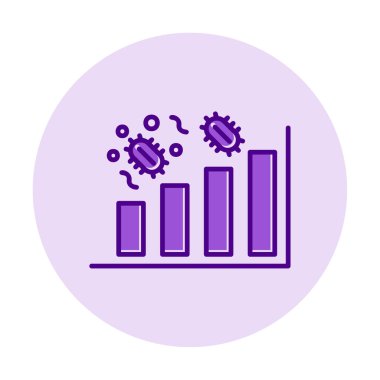 ilerlemeyi artıran veri analiz renk simgesi