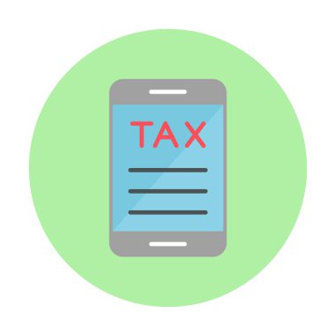 akıllı telefon simgesi, vektör illüstrasyonu basit tasarım