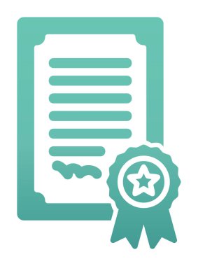  Basit sertifika vektör illüstrasyon tasarımı