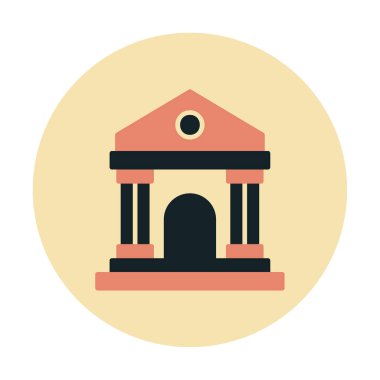 Simge vektör tasarlamak yapı Müzesi