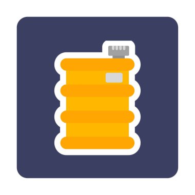 Fıçı ikonu. Vektör İllüstrasyonu