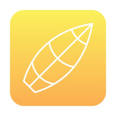 sörf tahtası vektör illüstrasyonu modern simge