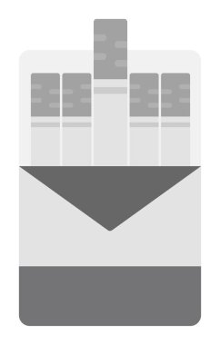 Sigara Paketi Simge Vektör Çizimi