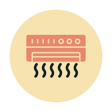 Klima ikonu vektör illüstrasyonu