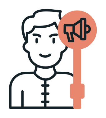 Propaganda konsepti vektör illüstrasyonu