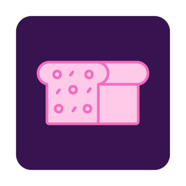 Gıda simgesi, Ekmek 'in vektör illüstrasyonu                    