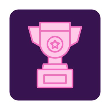 kupa simgesi, vektör çizimi