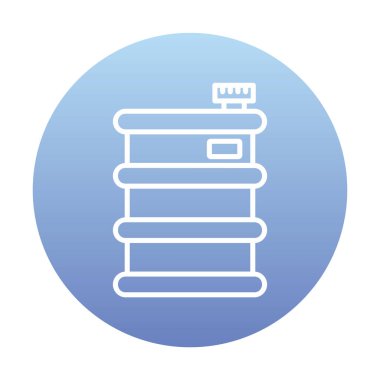 Fıçı ikonu. Vektör İllüstrasyonu