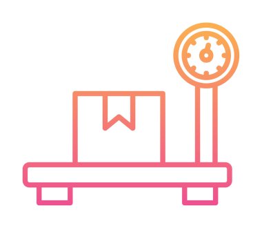 ölçekli düz simge, vektör illüstrasyonu 