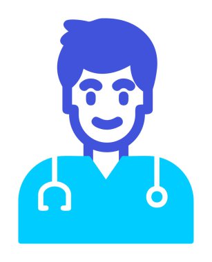 Doktor simgesinin vektör çizimi