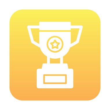 kupa simgesi, vektör çizimi