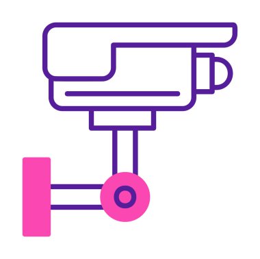 ccTV kamerasının vektör illüstrasyonu 