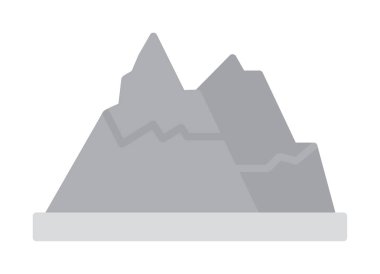 dağ ikonu vektör illüstrasyonu 