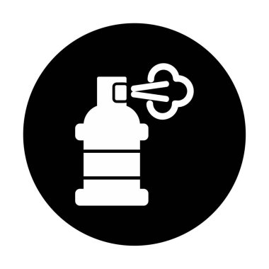 Boya spreyi simgesi, vektör illüstrasyonu 