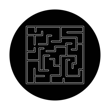 Labirent için labirent oyunu, çözüm. vektör