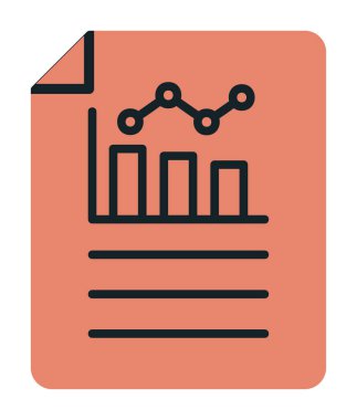 çubuk çizelgesi vektör illüstrasyonu