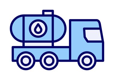 Petrol Tankı ikonu vektör çizimi